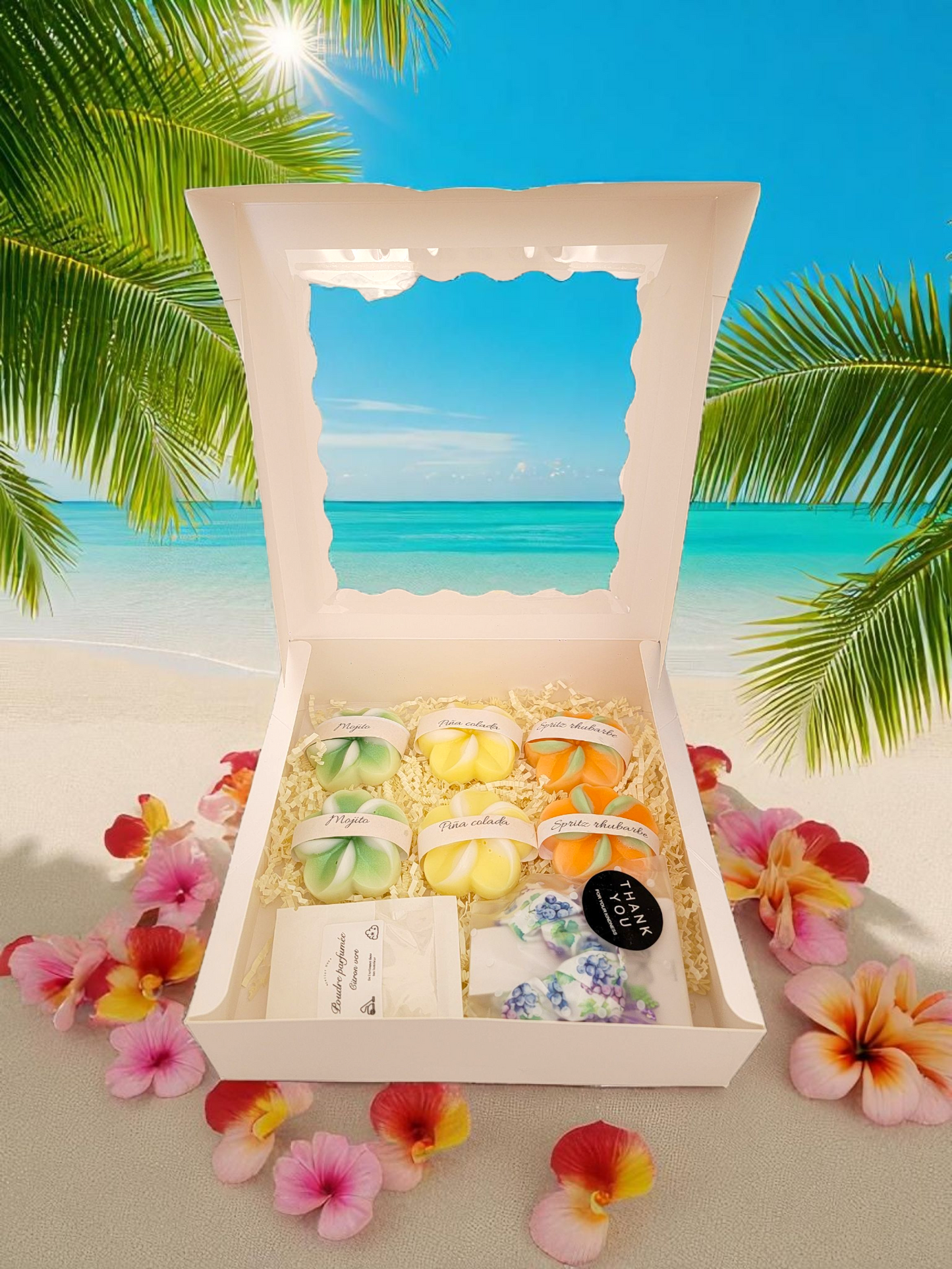 Coffrets d'été - Fondants Parfumés 🍉☀️🍹