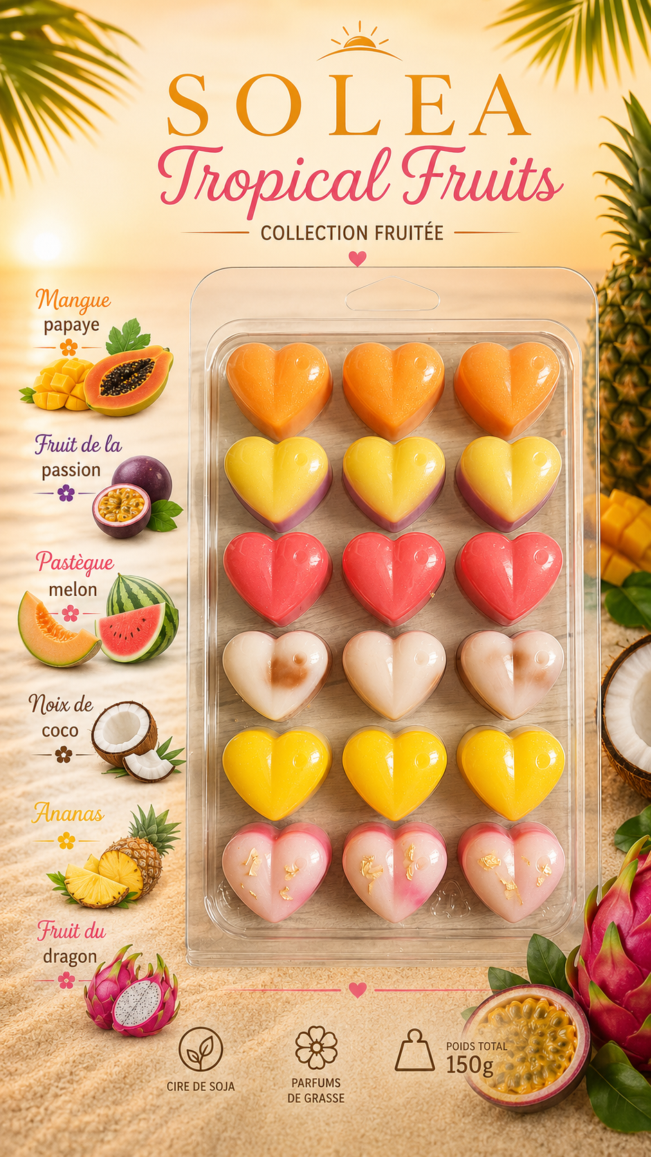 🍍 Collection SOLEA – Tropical Fruits 🥥
