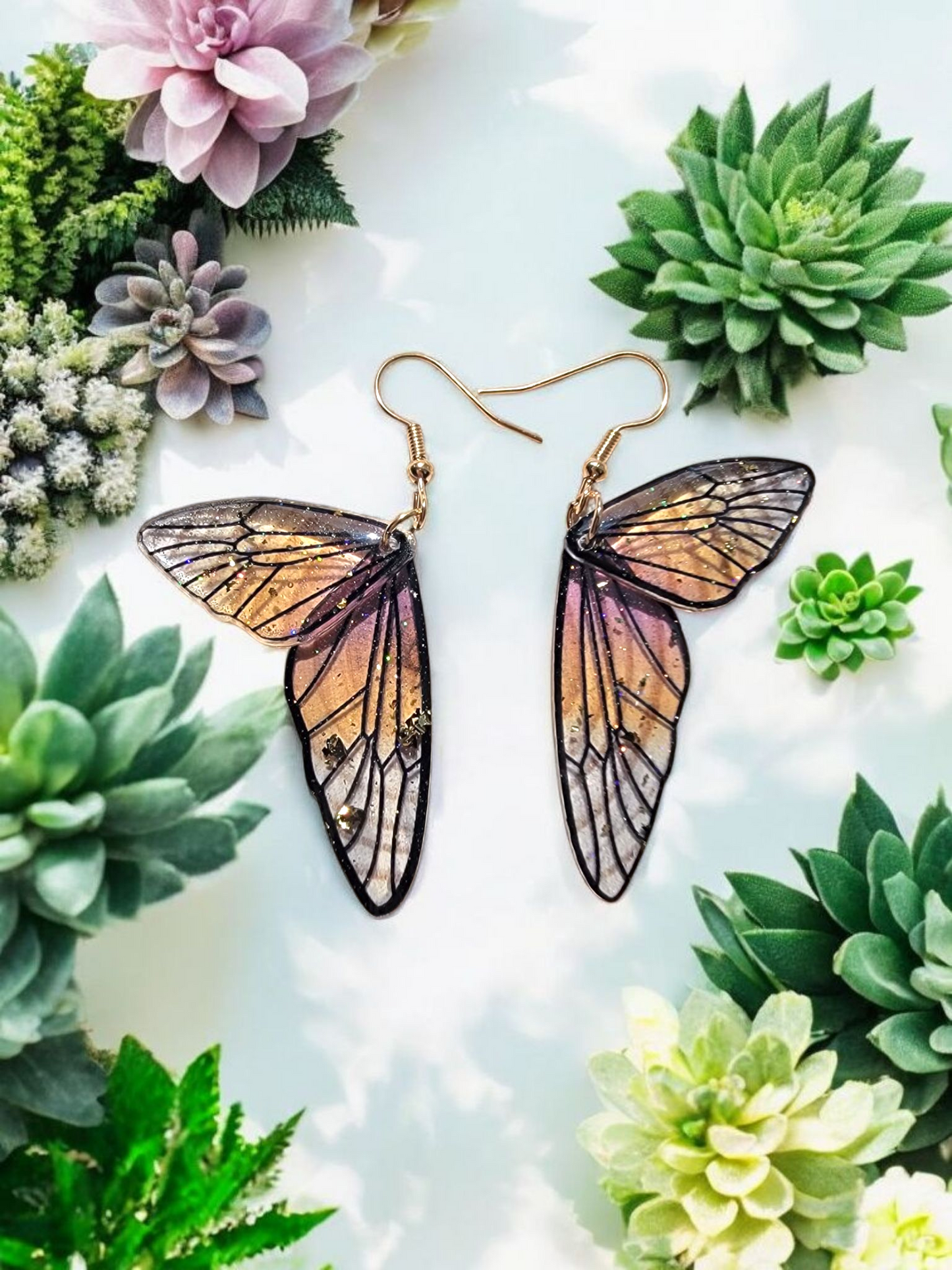 Boucles d'oreilles ailes de papillon 🦋