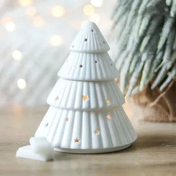 Brûleur sapin de Noël blanc 🎄